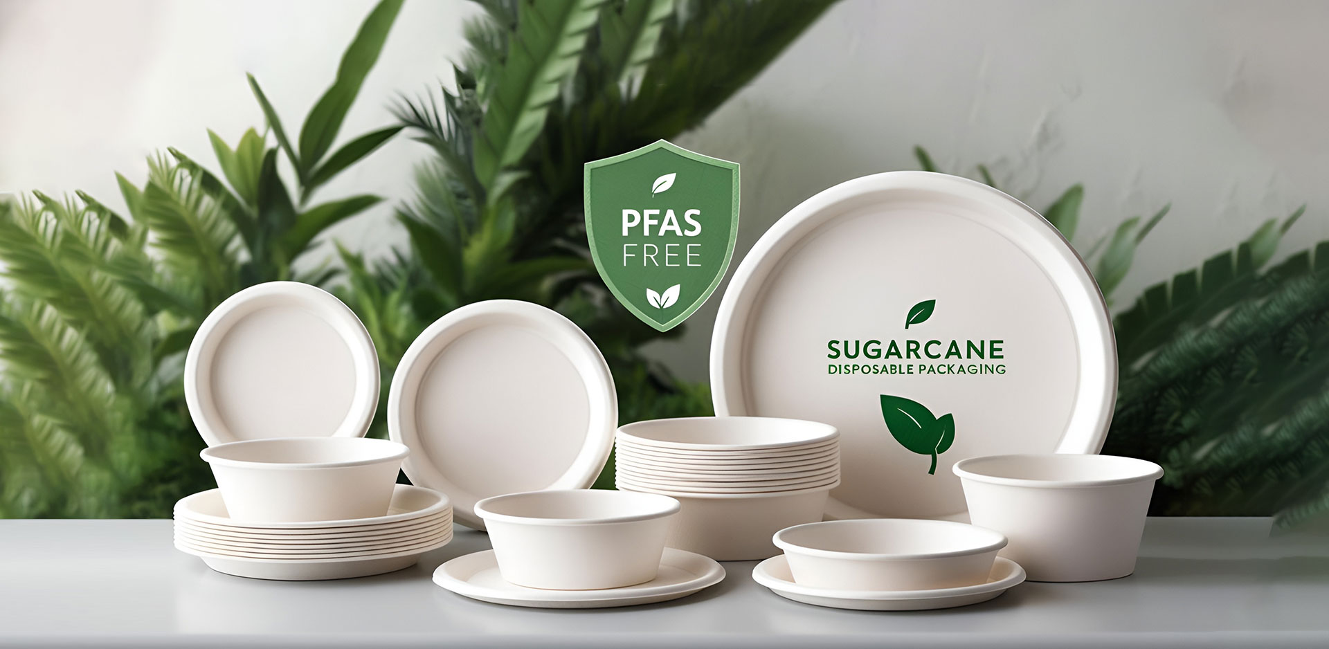 Sinis Sugarcane Pulpam Tableware Factory